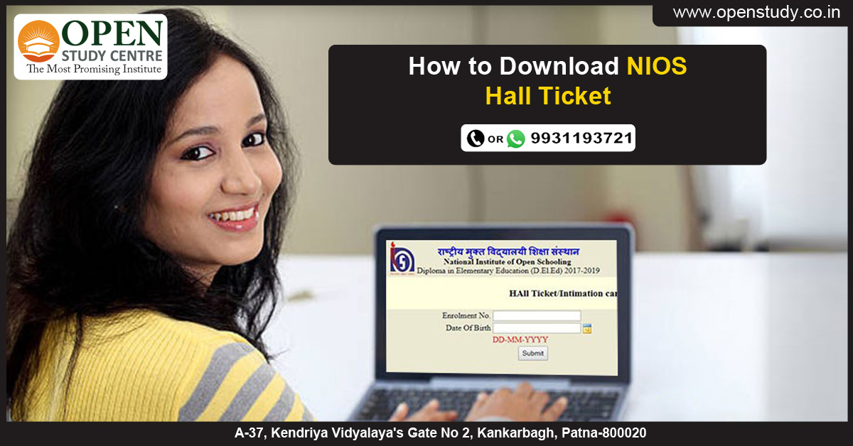 How To download NIOS Hall Ticket